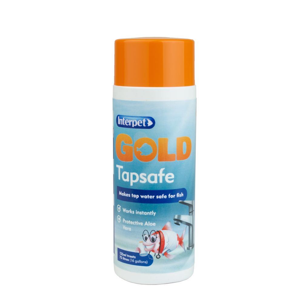 Gold Tapsafe 125ml Aquarium Water Treatment Interpet